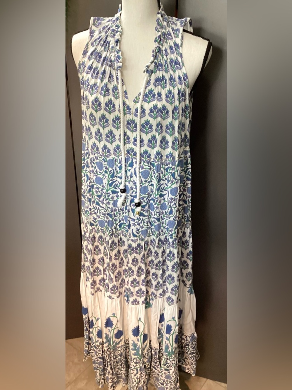 Chelsea & Theodore maxi summer dress. L